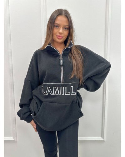 Bluza Aspen na suwak La Milla czarna