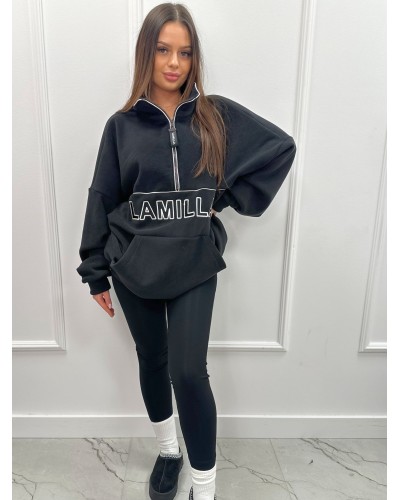 Bluza Aspen na suwak La Milla czarna