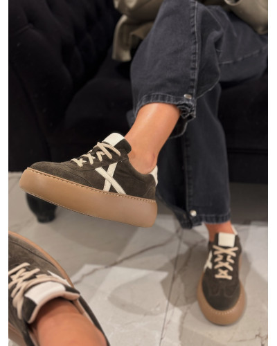 Sneakersy na platformie By o la la...! olive