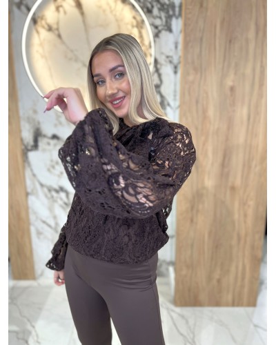 Koronkowe body z kokardą By o la la...! chocomuss