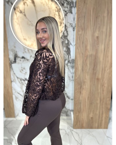 Koronkowe body z kokardą By o la la...! chocomuss