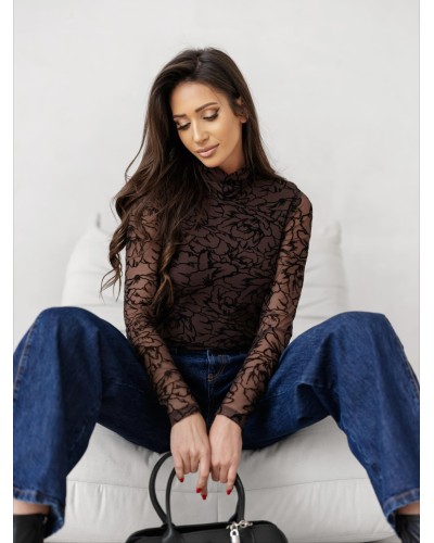 Body mgiełka w kwiatowy wzór By o la la...! chocomuss