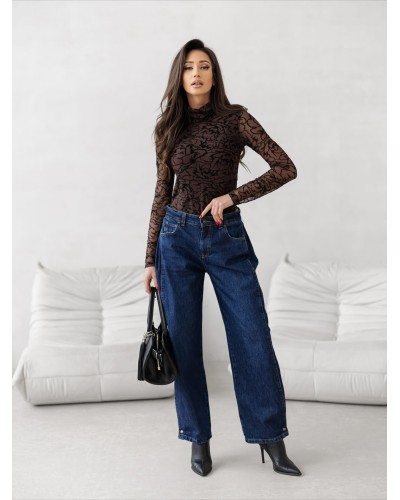 Body mgiełka w kwiatowy wzór By o la la...! chocomuss