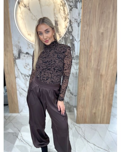 Satynowe spodnie By o la la...! chocomus