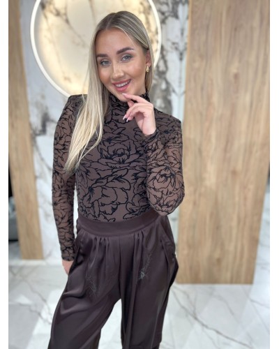 Satynowe spodnie By o la la...! chocomus