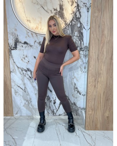 Legginsy push-up gładkie By o la la...! chocomus