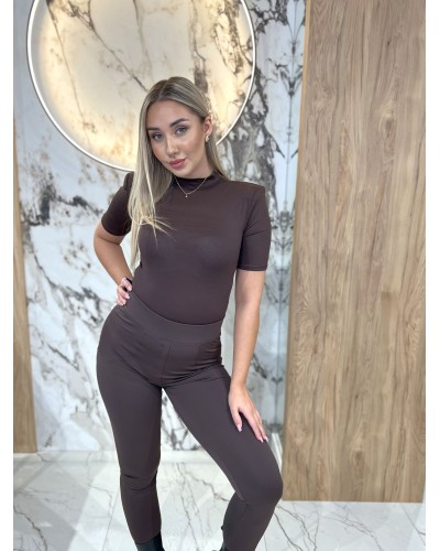 Legginsy push-up gładkie By o la la...! chocomus