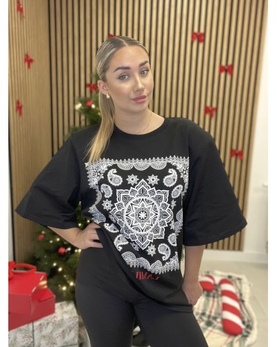 T-shirt bandanka La Milla czarna