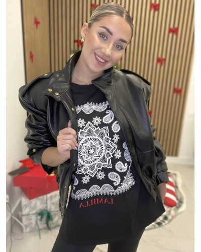 T-shirt bandanka La Milla czarna