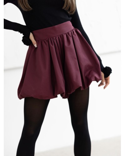 Spódniczko- spodenki bombka By o la la...! merlot