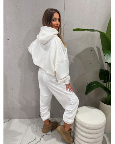 Bluza z kapturem La Milla śmietanowa