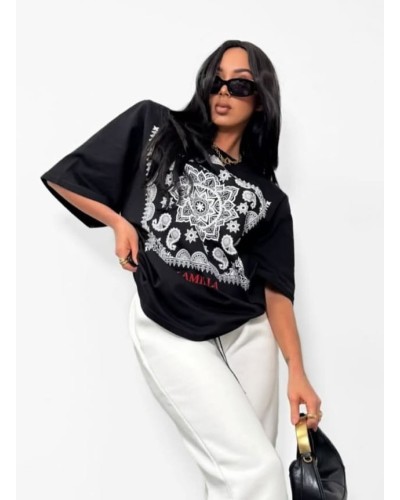 T-shirt bandanka La Milla czarna