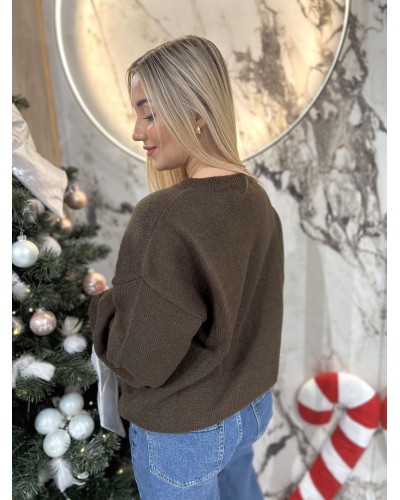 Sweter pierniczek By o la la...! chocomus