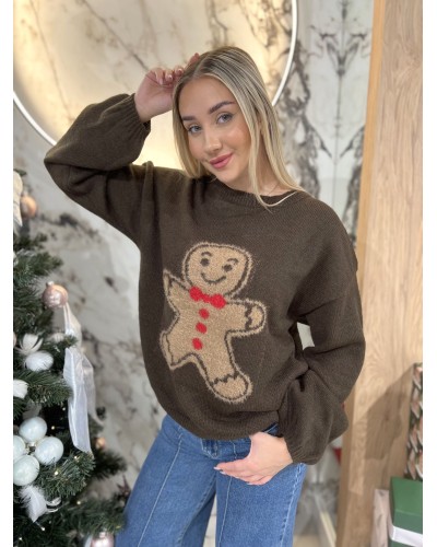 Sweter pierniczek By o la la...! chocomus