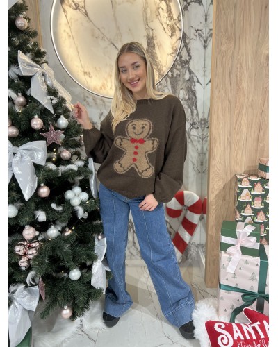 Sweter pierniczek By o la la...! chocomus