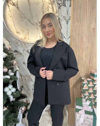 Marynarka dwurzędowa By o la la...! czarna