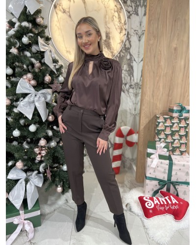 Spodnie cygaretki By o la la...! chocomus