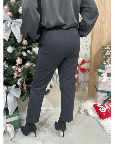 Spodnie cygaretki By o la la...! czarne