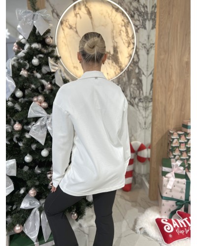 Marynarka dwurzędowa By o la la...! śmietankowa