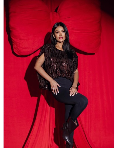 Cekinowa bluzka By o la la...! chocomus