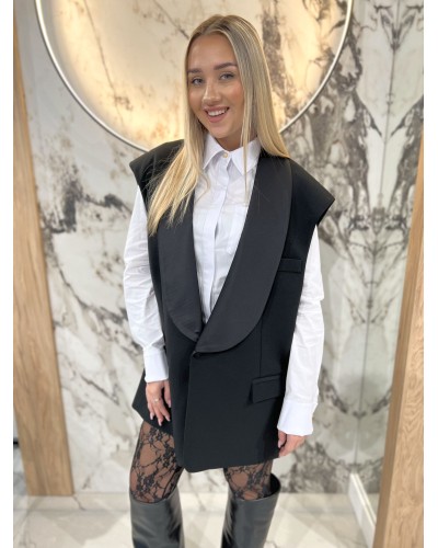 Kamizelka materiałowa By o la la...! czarna