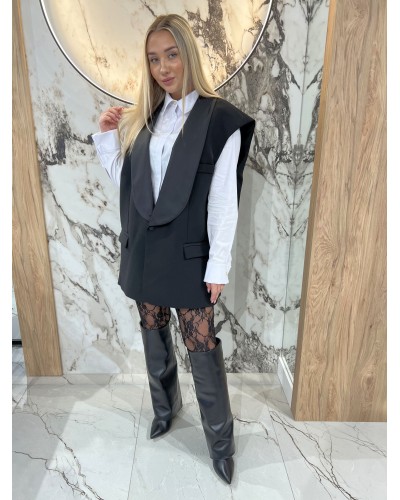 Kamizelka materiałowa By o la la...! czarna