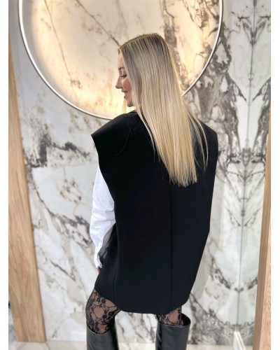 Kamizelka materiałowa By o la la...! czarna