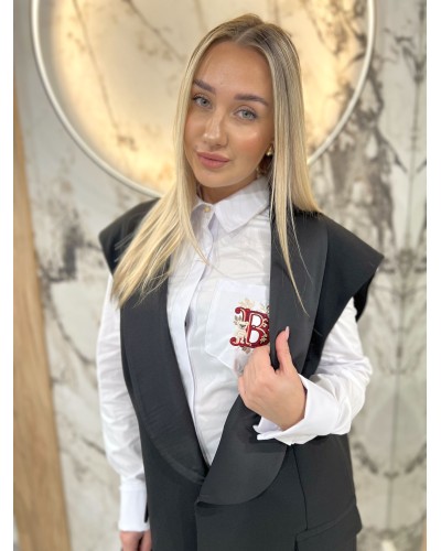 Kamizelka materiałowa By o la la...! czarna