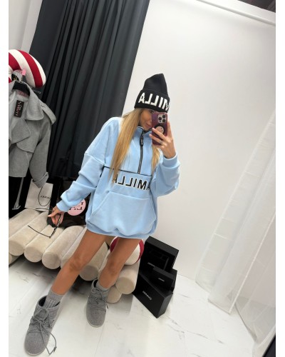 Bluza Aspen na suwak La Milla błękitna