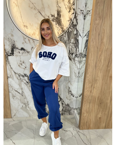 Spodnie dresowe z przeszyciem By o la la...! denim