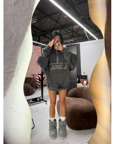 Bluza Aspen na suwak La Milla grafitowa