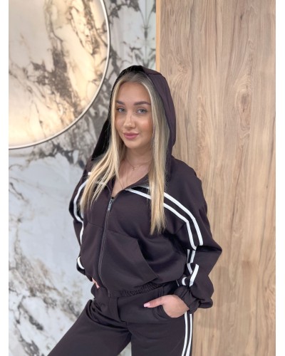 Komplet dresowy z paskami By o la la...! chocomus