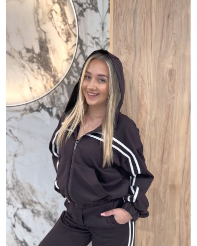 Komplet dresowy z paskami By o la la...! chocomus