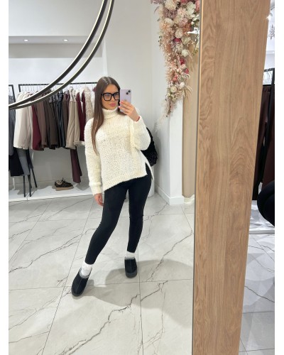 Golf baranek śmietankowy