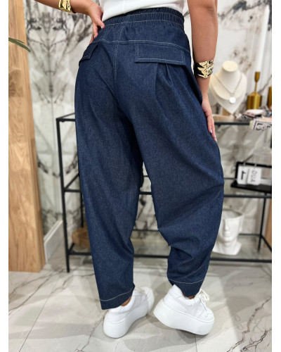 Spodnie balony a'la jeans By o la la...! navy blue