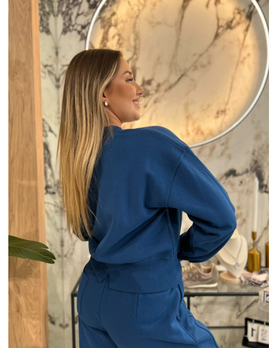 Bluza bomber By o la la...! navy blue