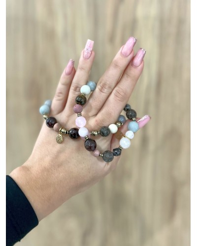 Bransoletka z kamieni By o la la...! z zawieszką