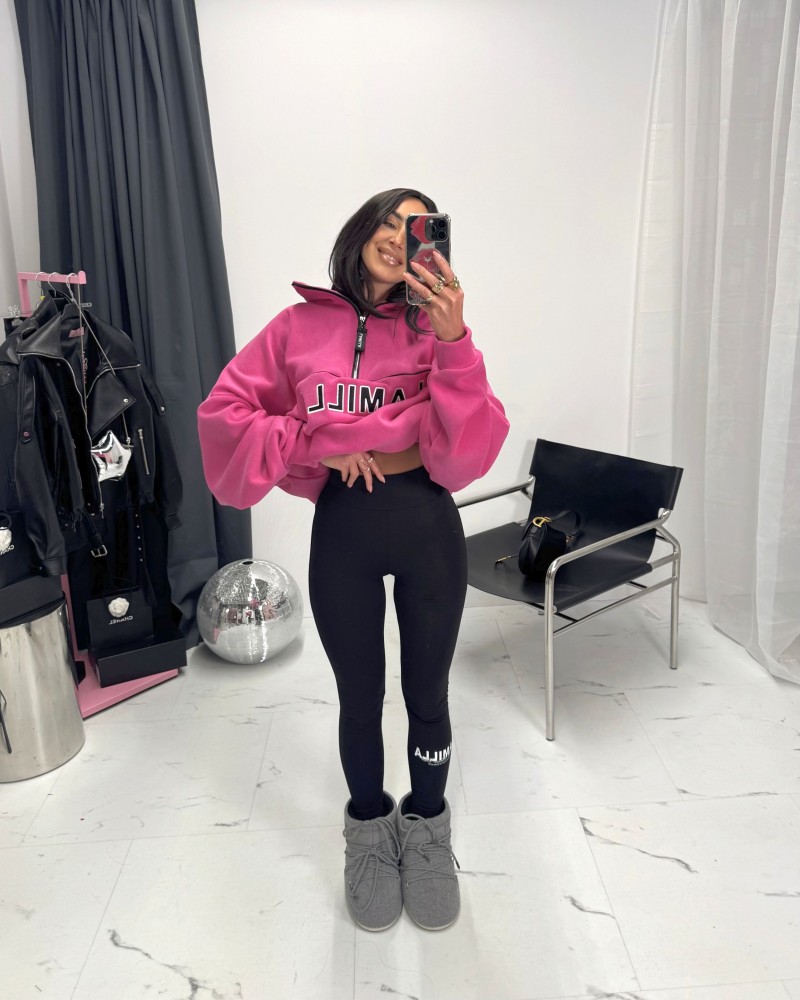 Legginsy LOGO La Milla czarne