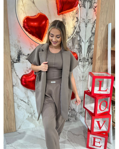 Kamizelka dresowa By o la la...! kakao