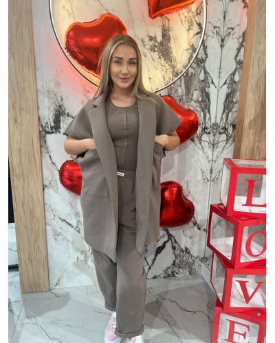 Kamizelka dresowa By o la la...! kakao