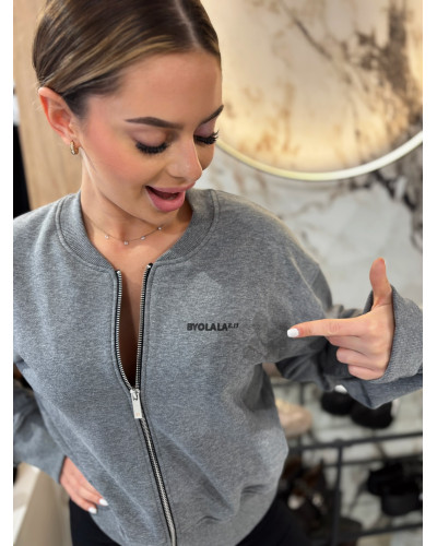 Bluza bomber By o la la...! smoke grey