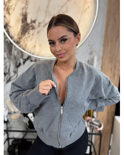 Bluza bomber By o la la...! smoke grey