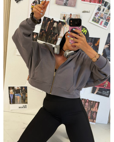 Bluza rozpinana La Milla szara