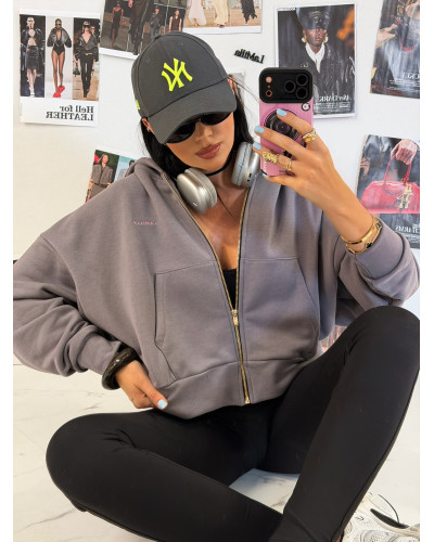 Bluza rozpinana La Milla szara