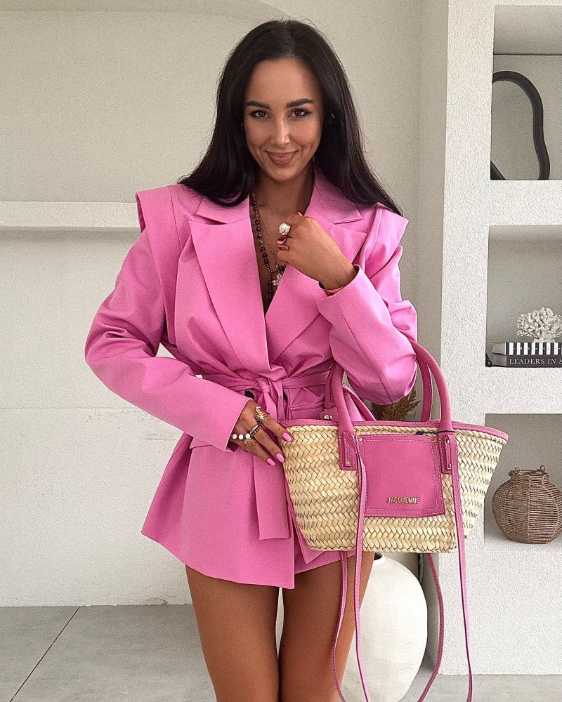 Marynarka wigilia La Milla cukierkowy róż