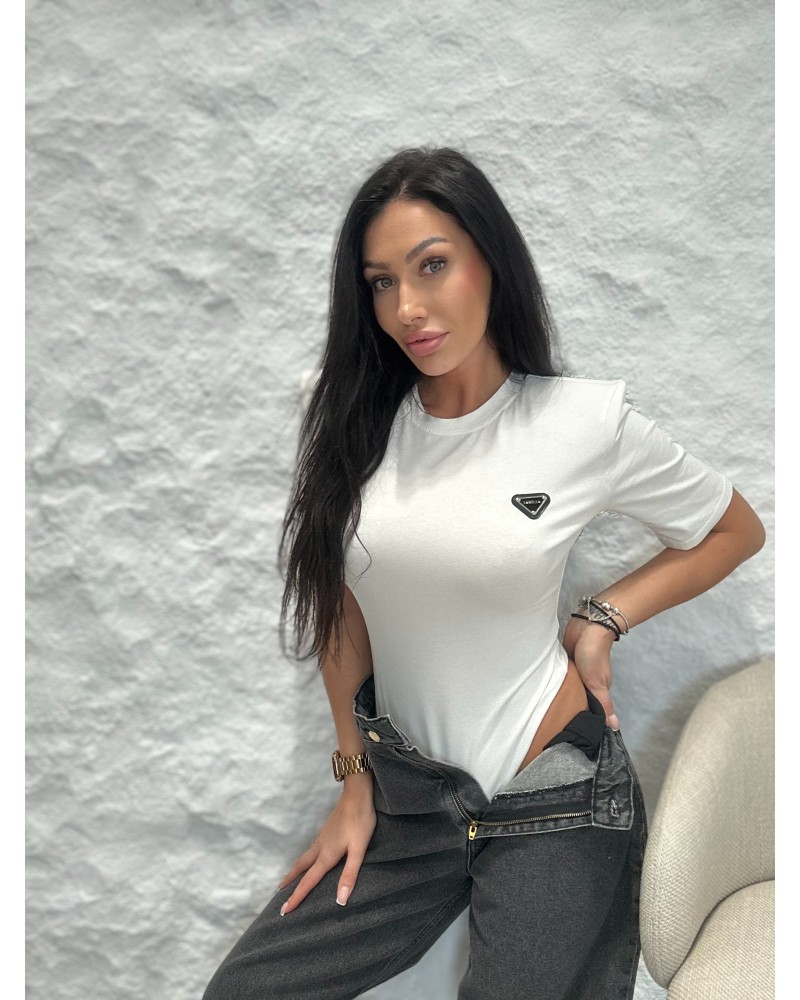 Body z logo La Milla śmietanowe