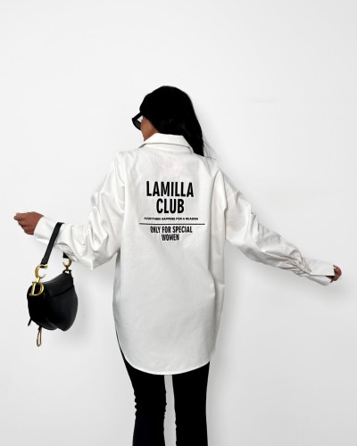 Koszula jeansowa La Milla biała