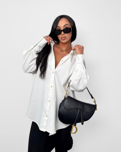 Koszula jeansowa La Milla biała