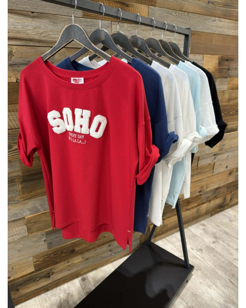 T-shirt SOHO By o la la...! czarny