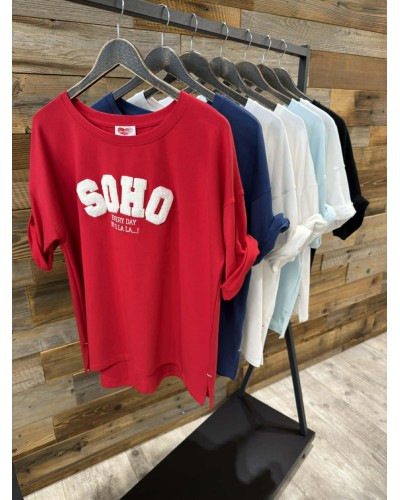 T-shirt SOHO By o la la...! red kiss